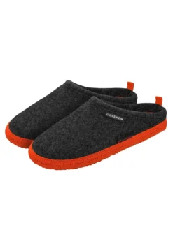 Giesswein Woolpops - Pantoffels - Anthrazit/Neonorange 12 Giesswein Woolpops - Pantoffels - Anthrazit/Neonorange -Damesschoenen 01b6431b54284eab8d273542581a7fd4
