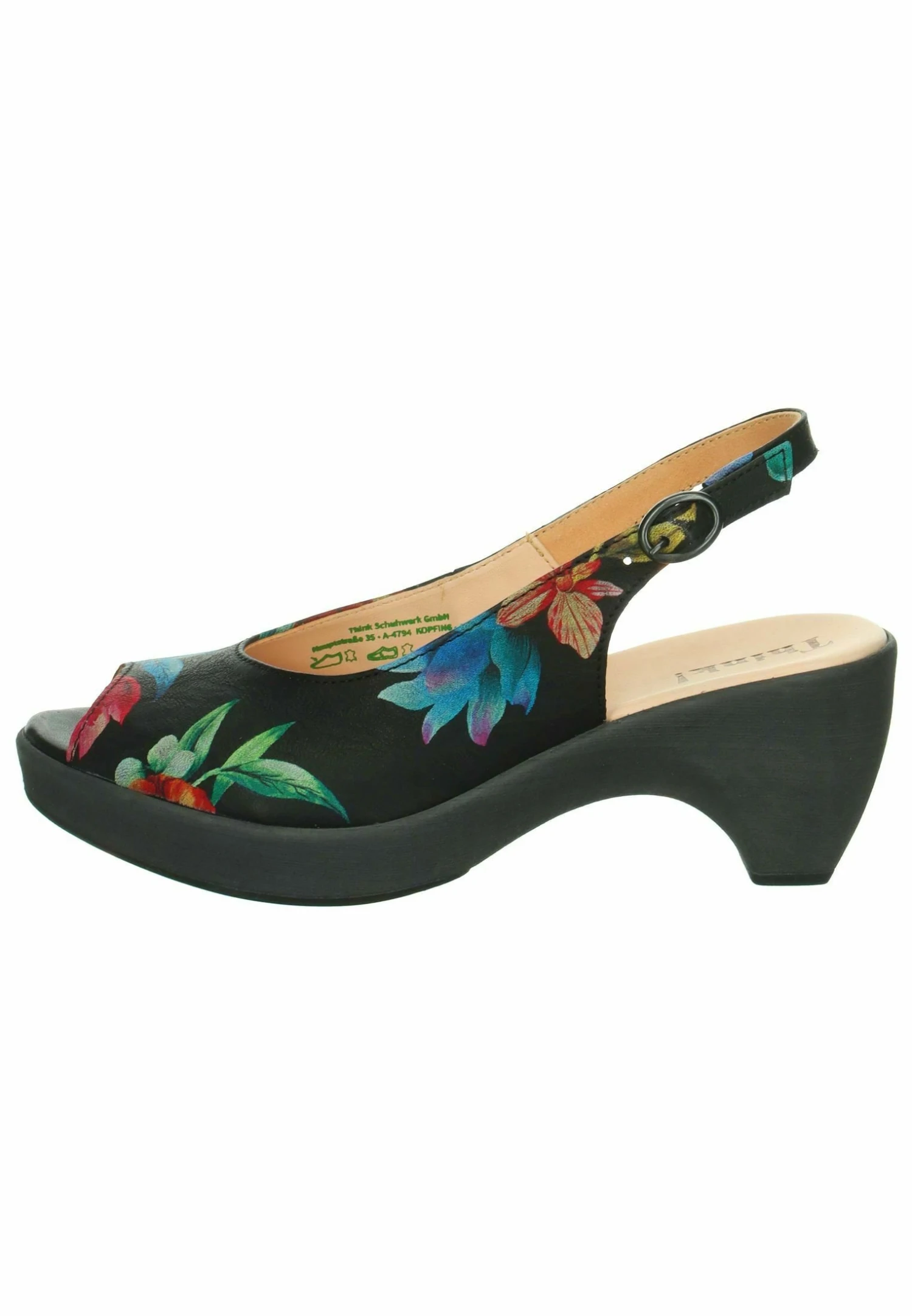 Think! Plateaupumps - Schwarz 1 Think! Plateaupumps - Schwarz