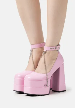 Lamoda Sweerheart Chunky Platform- Plateaupumps - Pink