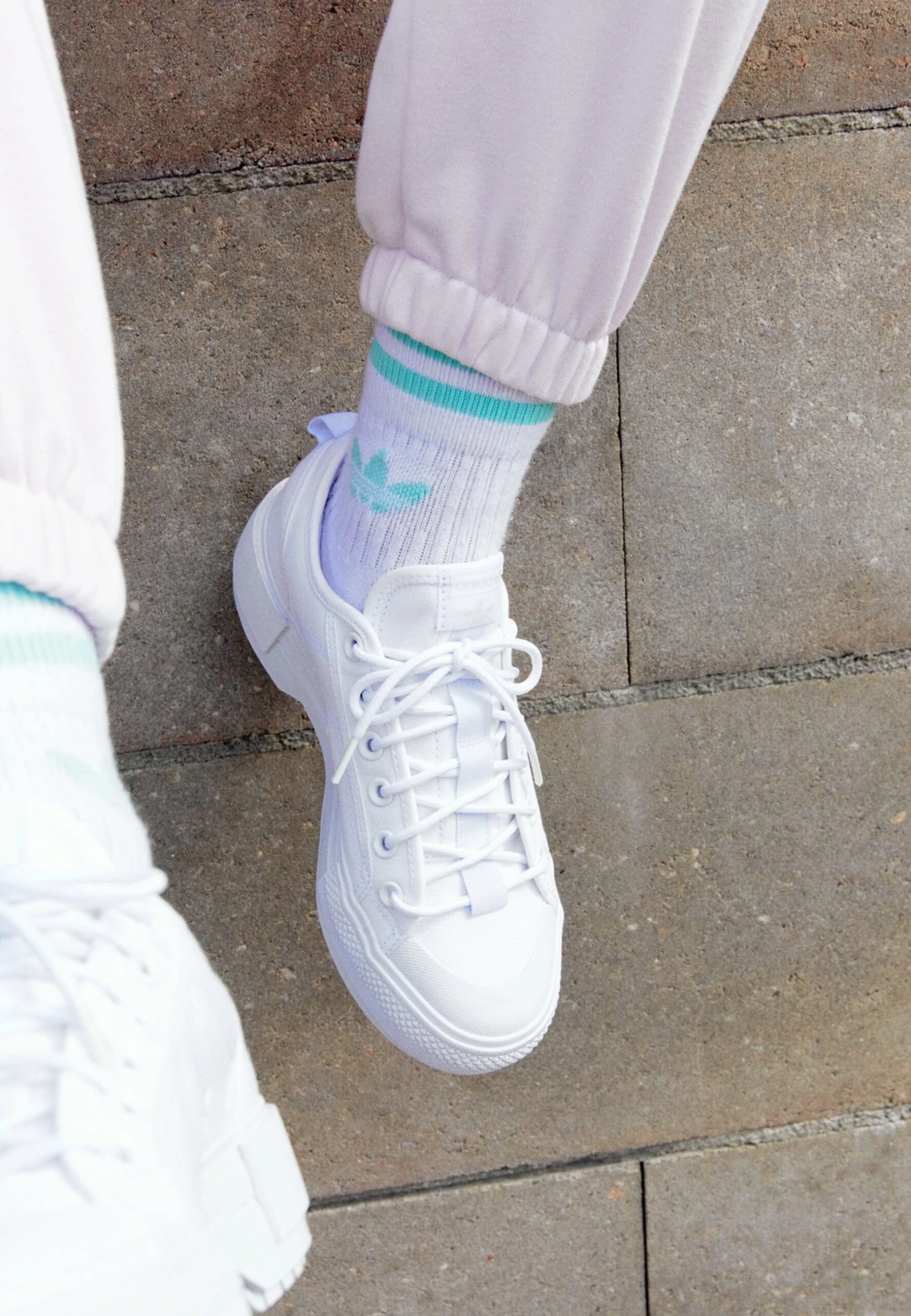 Adidas Originals Nizza - Sneakers Laag - White 2 Adidas Originals Nizza - Sneakers Laag - White - Afbeelding 2