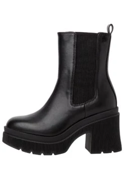 S.Oliver Enkellaarsjes Met Plateauzool - Black Uni