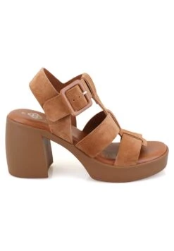 Sandalen Met Plateauzool - Mink -Damesschoenen 05fc6f70bfea4c399c8f196b6aba989b