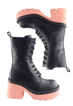 Antrakto - Enkellaarsjes Met Hoge Hak - Black/Pink 10 Antrakto - Enkellaarsjes Met Hoge Hak - Black/Pink -Damesschoenen 0774db58611343e0b65ffb672a7961a6 scaled