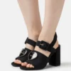 LOVE MOSCHINO Sandalen Met Hoge Hak - Nero
