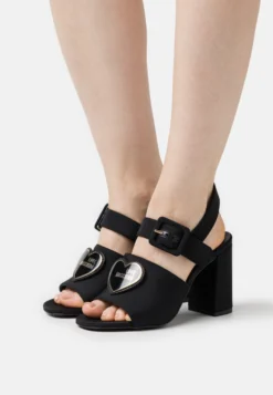 LOVE MOSCHINO Sandalen Met Hoge Hak - Nero