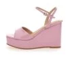 Guess Zione Lackoptik - Sandalen Met Sleehak - Fuchsia