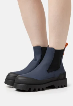 ONLY Shoes Onlbuzz - Enkellaarsjes Met Plateauzool - Dark Blue