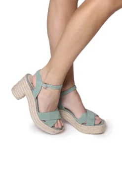 Toni Pons Kota-A - Sandalen Met Plateauzool - Menta