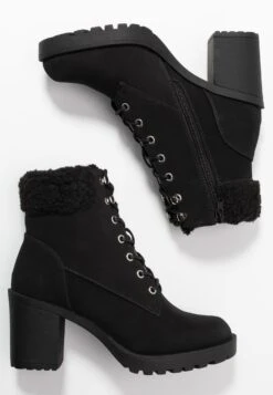 Anna Field Winter Boot - Enkellaarsjes Met Plateauzool - Black -Damesschoenen 155f8fed223d4582b636130f8e4a2046