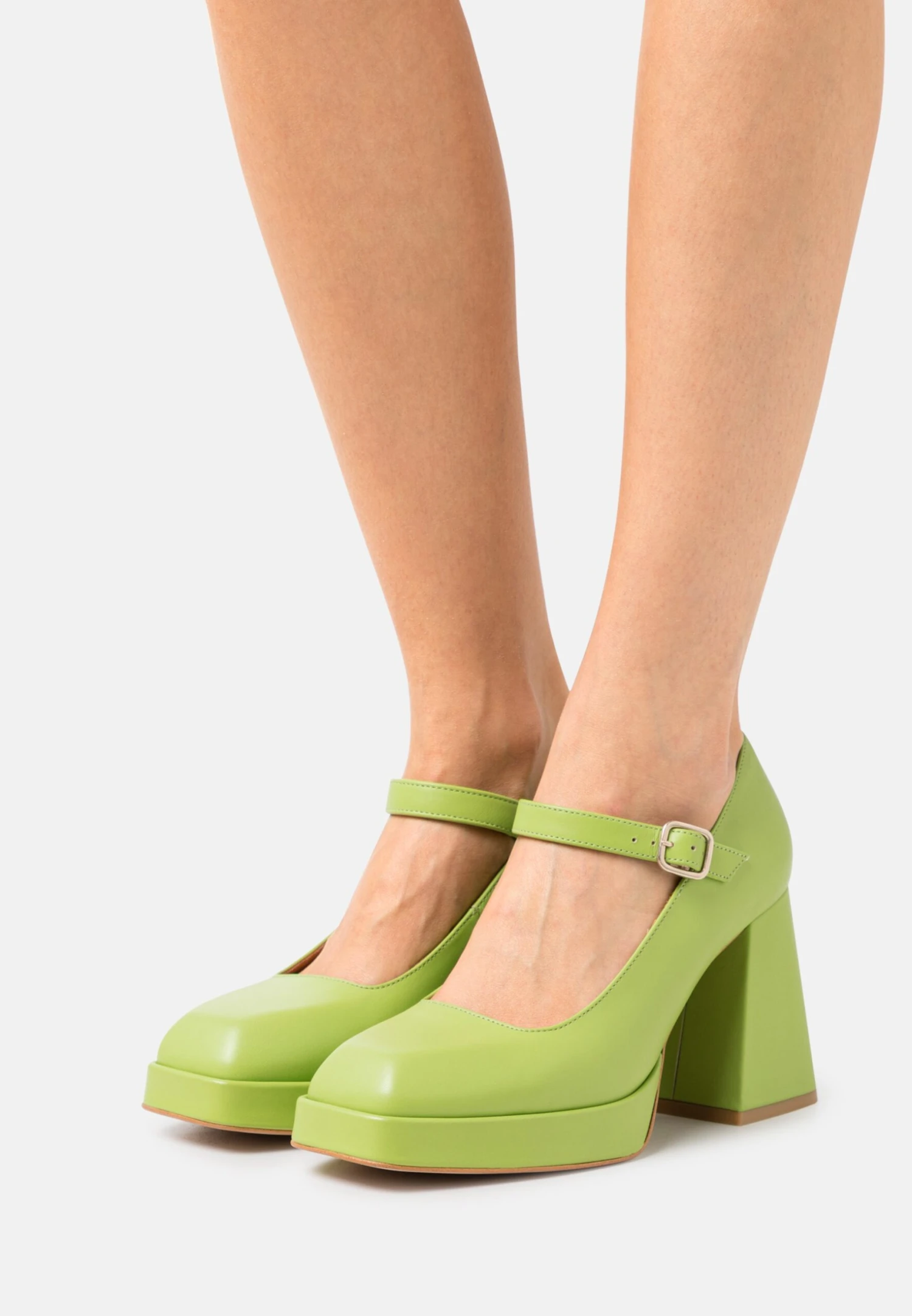 ANGEL ALARCON Plateaupumps - Lime 1 ANGEL ALARCON Plateaupumps - Lime