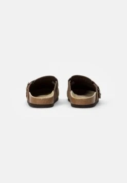 Pier One Leather Unisex - Pantoffels - Brown -Damesschoenen 18a09b6c3e71439784e427988b058842