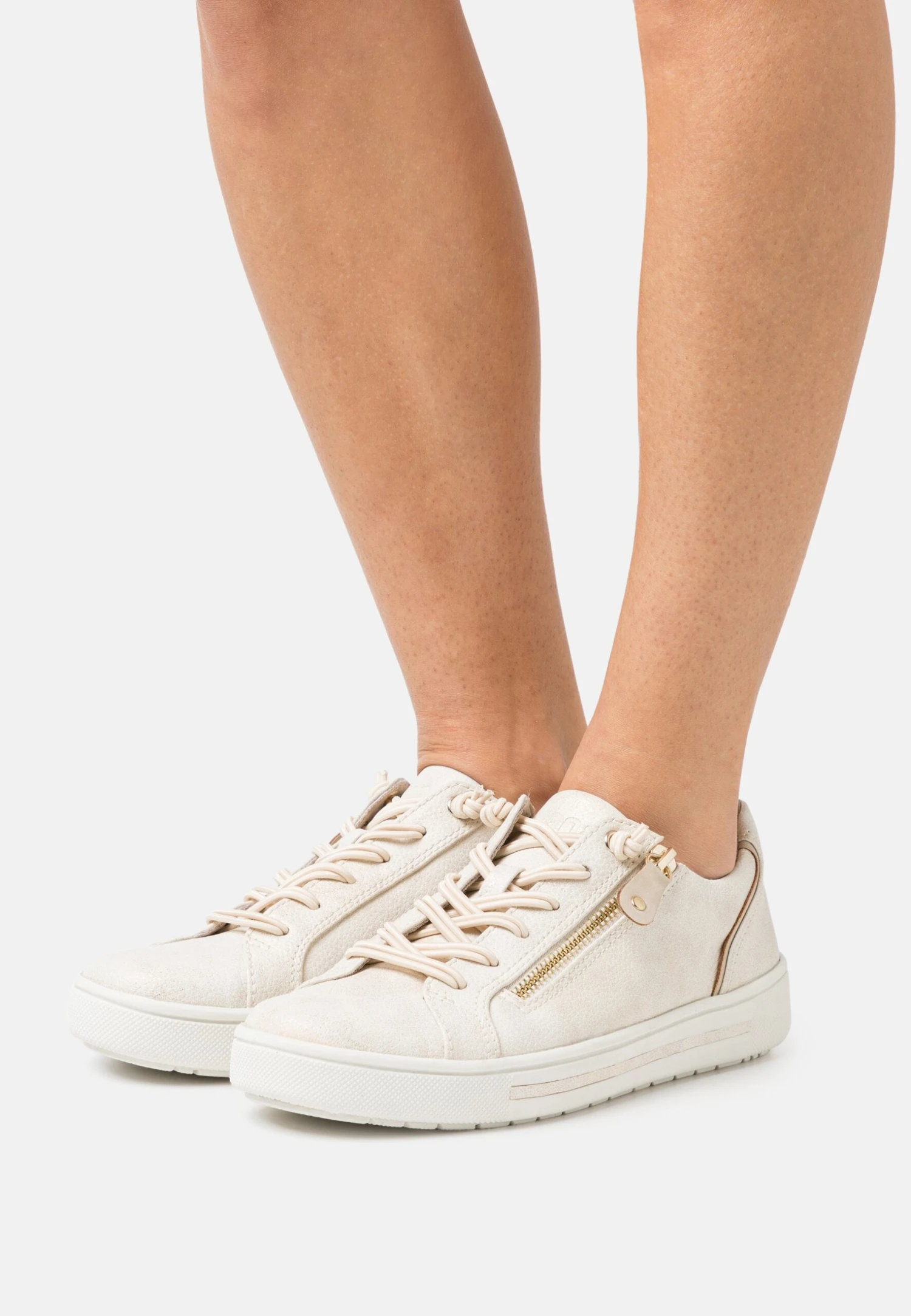 Jana Sneakers Laag - Cloudy Gold 1 Jana Sneakers Laag - Cloudy Gold