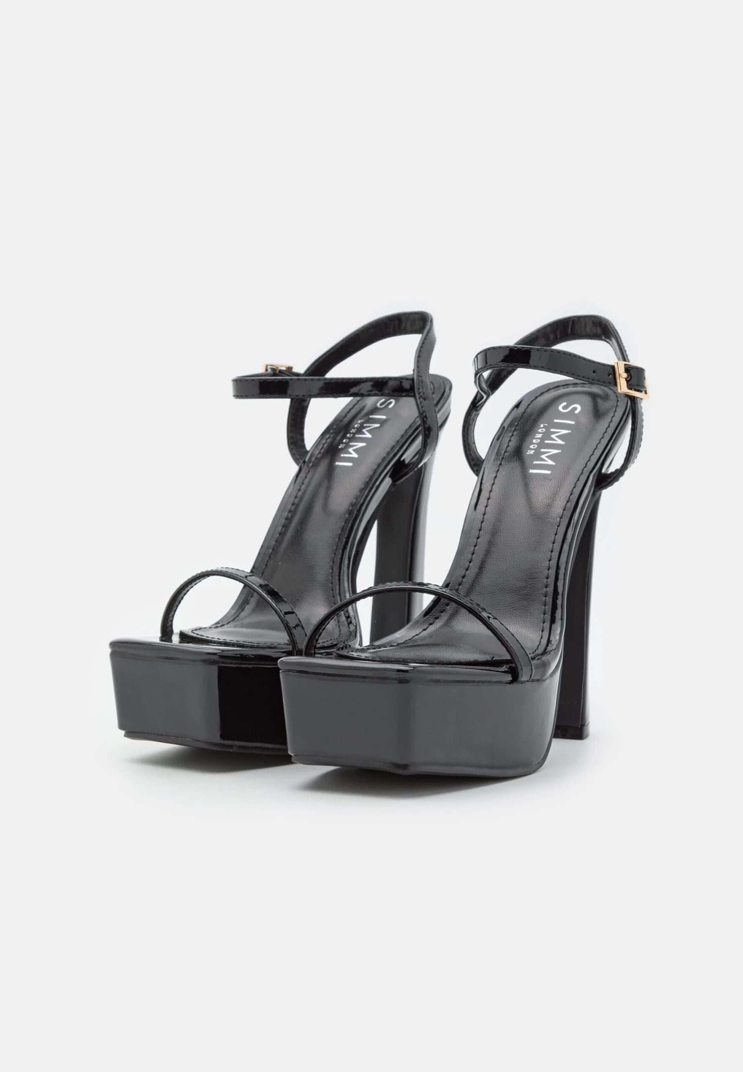 Genesis - Sandalen Met Hoge Hak - Black Metallic 3 Genesis - Sandalen Met Hoge Hak - Black Metallic - Afbeelding 3