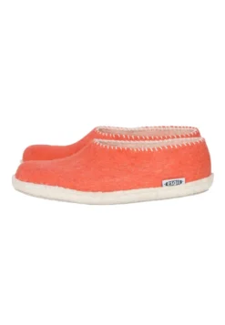 Pantoffels - OranjeroodEcru -Damesschoenen 1c1a7fc95d234c568f1a9d3538813bdf