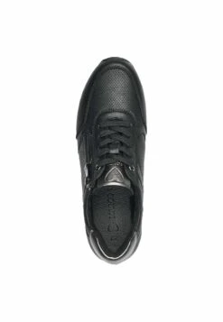 Marco Tozzi Sneakers Laag - Black Gun Mtl -Damesschoenen 24b4dda48f5949f3b9a29187b2659e6e