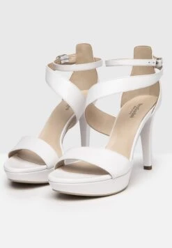 NeroGiardini Sandalen Met Hoge Hak - Bianco -Damesschoenen 2a88bb946efa40f99d0a971d81772317