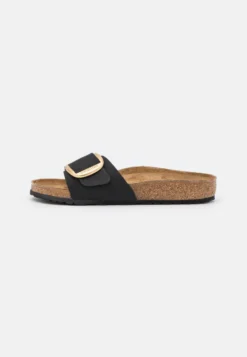 Birkenstock Madrid Big Buckle Narrow Fit - Muiltjes - Black