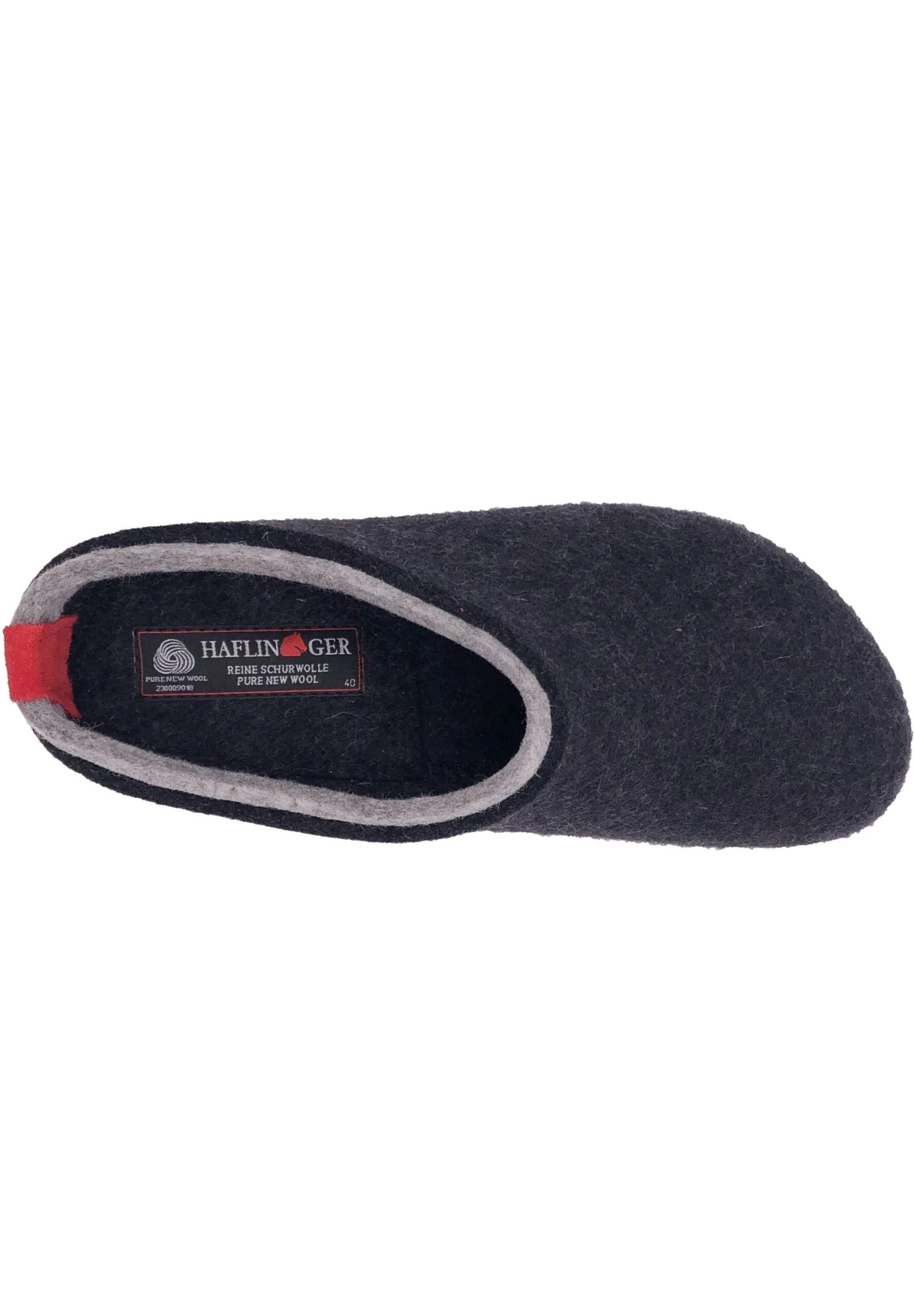 Haflinger Pantoffels - Graphit 2 Haflinger Pantoffels - Graphit - Afbeelding 2