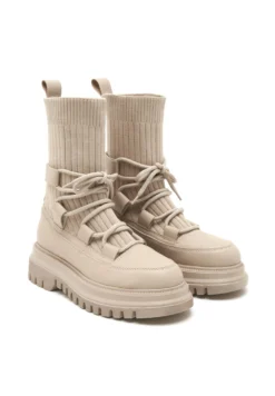 Plateaulaarzen - Nude