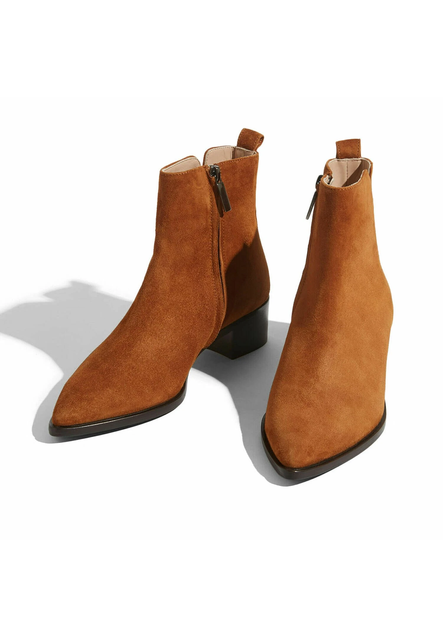 Alba - Korte Laarzen - ChestnutSuede 2 Alba - Korte Laarzen - ChestnutSuede - Afbeelding 2