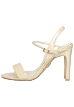 Buffalo Sandalen Met Hoge Hak - Beige