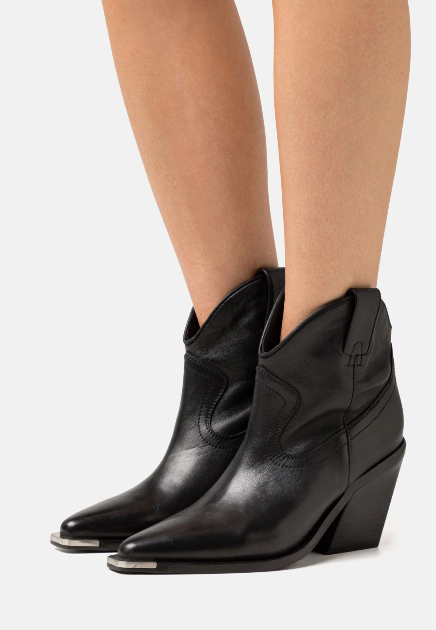 Bronx New Kole - Cowboy-/Bikerlaarsjes - Black 1 Bronx New Kole - Cowboy-/Bikerlaarsjes - Black