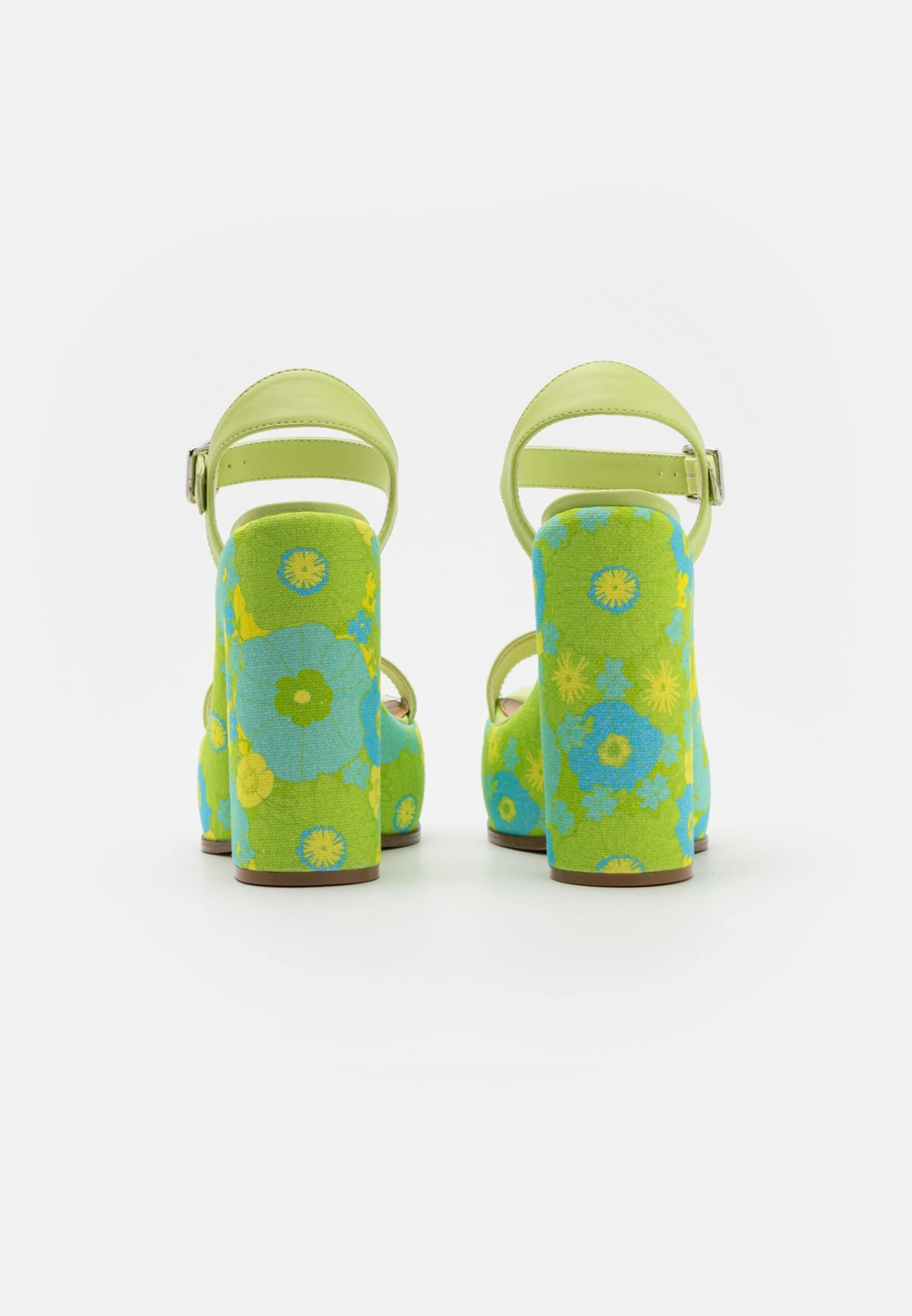 Steve Madden Sixties - Sandalen Met Hoge Hak - Light Blu Floral 4 Steve Madden Sixties - Sandalen Met Hoge Hak - Light Blu Floral - Afbeelding 4