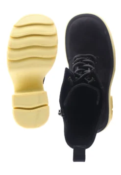 Antrakto - Veterboots - Black/Yellow -Damesschoenen 414726242216460998d02a30c256179e scaled