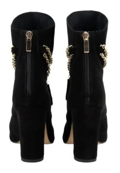 Faina Enkellaarsjes Met Hoge Hak - Schwarz -Damesschoenen 4dde8e8bba954cf2aed5f1592716db71