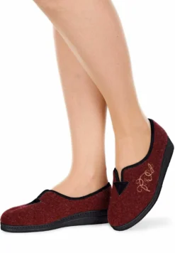 Pantoffels - Bordeaux