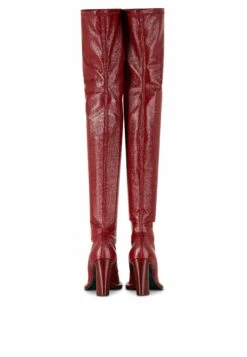 Patrizia Pepe 8Y0041 E032 - Laarzen Met Hoge Hak - Red Vynil -Damesschoenen 519d2807d09341d6a7eae47f2eacb430