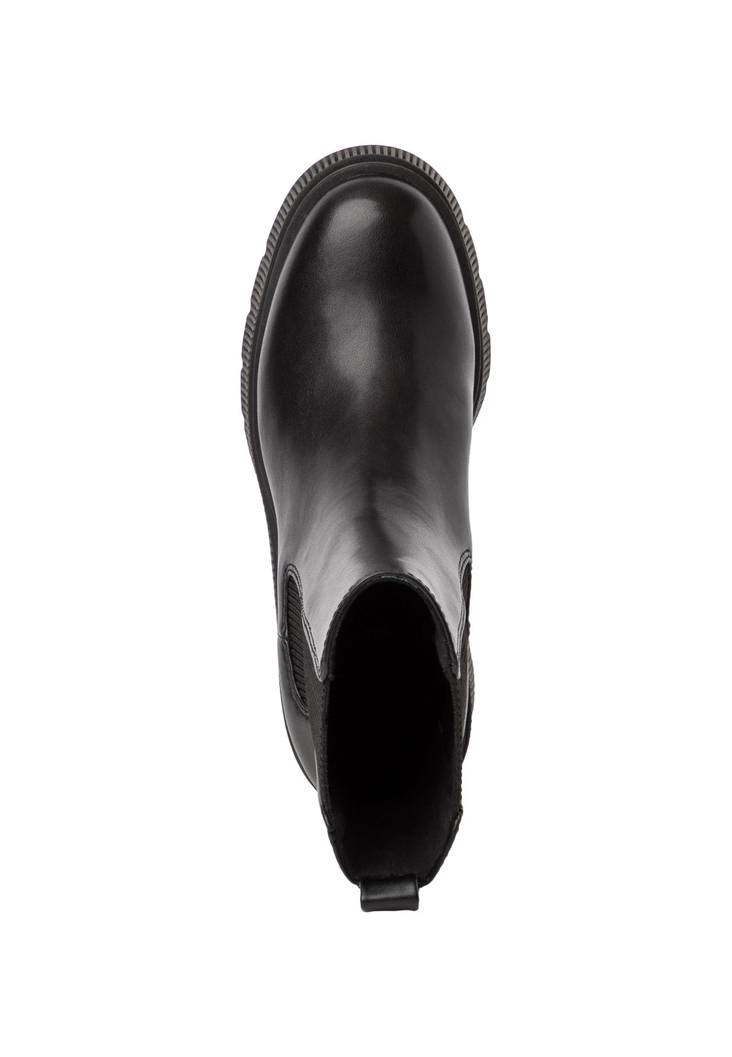 S.Oliver Enkellaarsjes Met Plateauzool - Black Uni 3 S.Oliver Enkellaarsjes Met Plateauzool - Black Uni - Afbeelding 3