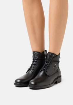 Geox Catria - Veterboots - Black