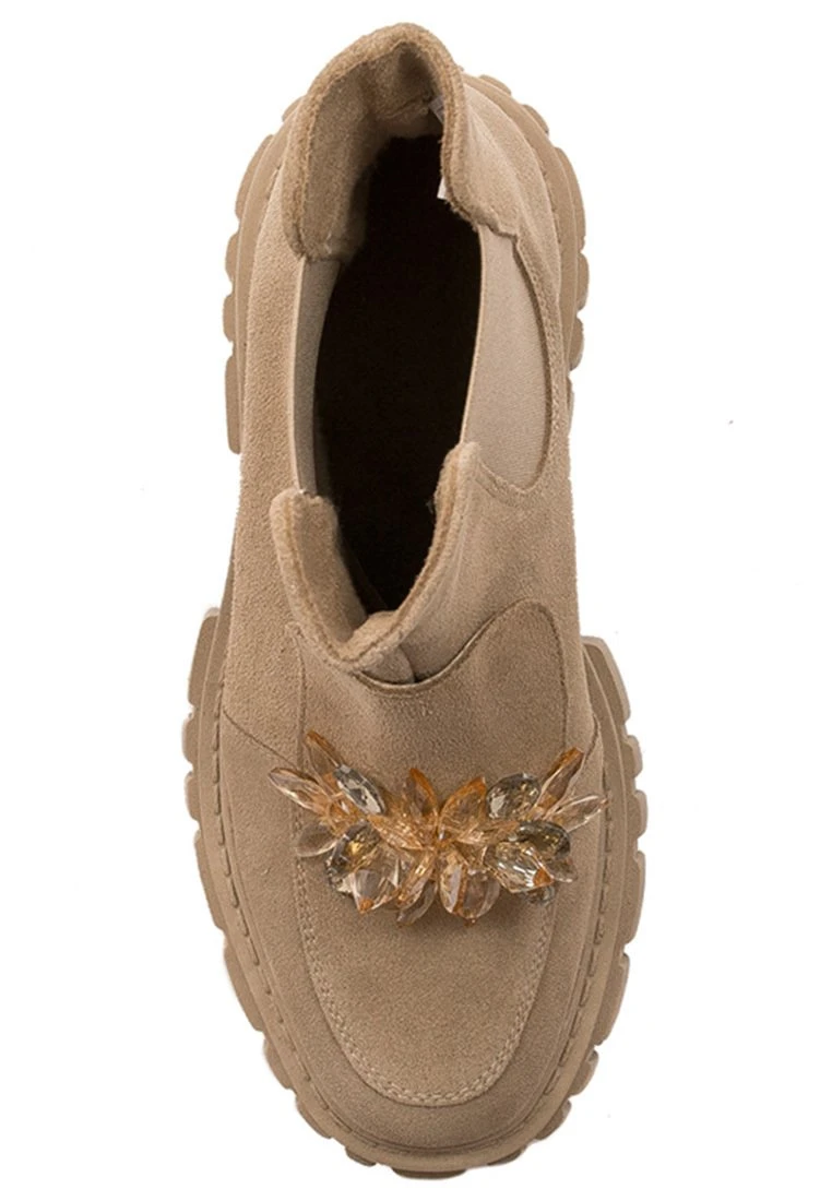 Enkellaarsjes Met Plateauzool - Corda 3 Enkellaarsjes Met Plateauzool - Corda - Afbeelding 3