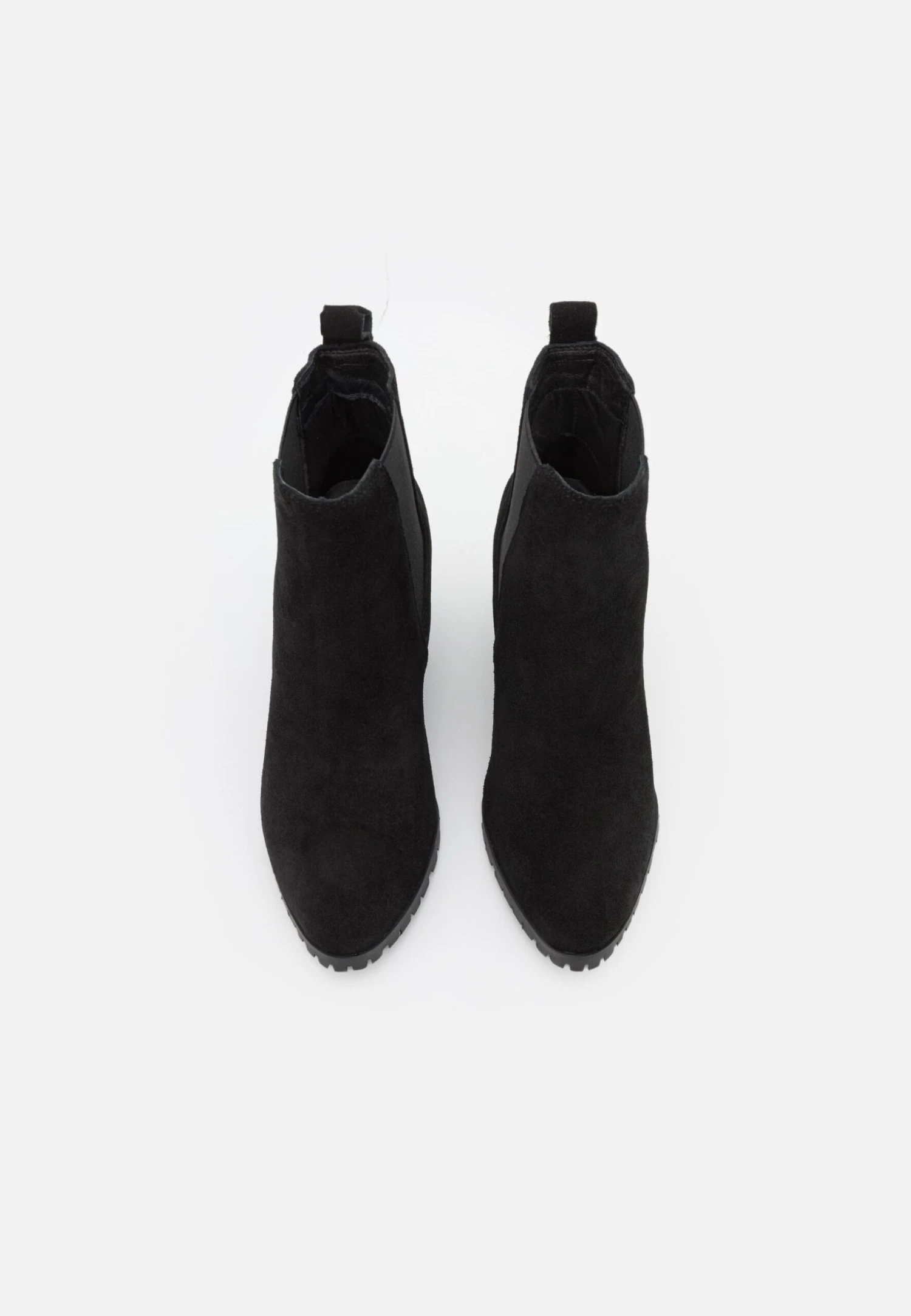 Leather - Enkellaarsjes Met Sleehak - Black 6 Leather - Enkellaarsjes Met Sleehak - Black - Afbeelding 6