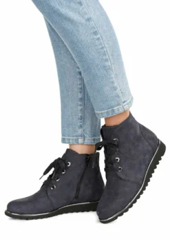 WALDLÄUFER Veterboots - Dunkelblau