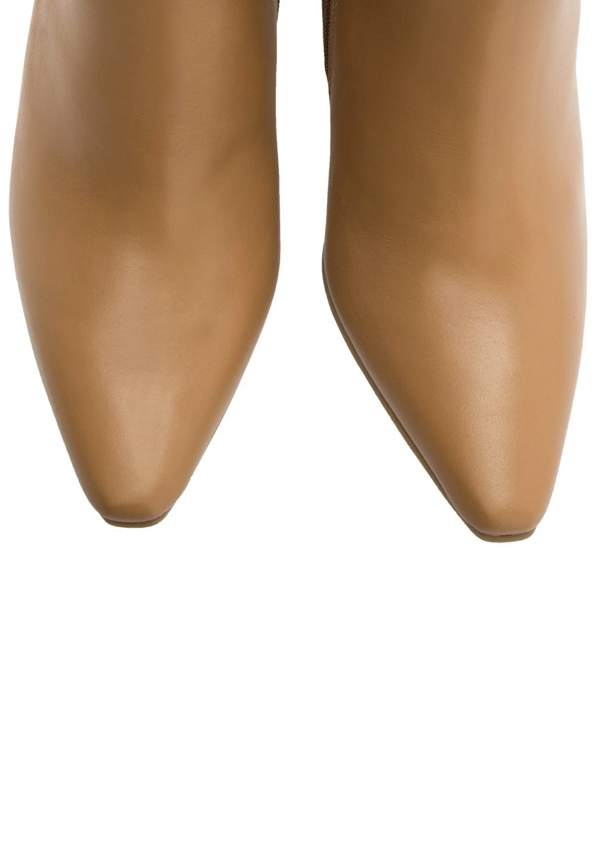 Laarzen Met Hoge Hak - Beige 3 Laarzen Met Hoge Hak - Beige - Afbeelding 3