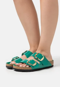 Birkenstock Arizona- Pantoffels - High Shine Green -Damesschoenen 70b7eee363c4424885338e6bf804f80d scaled
