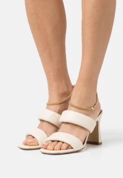 Sandalen Met Hoge Hak - Natural