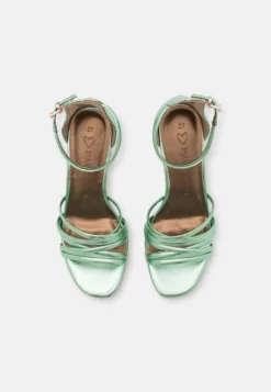 Marco Tozzi Sandalen Met Hoge Hak - Green Metallic -Damesschoenen 74789550e80f4955b7333ded3f47317c scaled