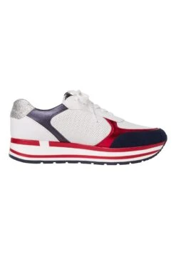 Marco Tozzi Sneaker - Sneakers Laag - White/Navy 11 Marco Tozzi Sneaker - Sneakers Laag - White/Navy -Damesschoenen 78793714e1bb4cb382182a97859307e3