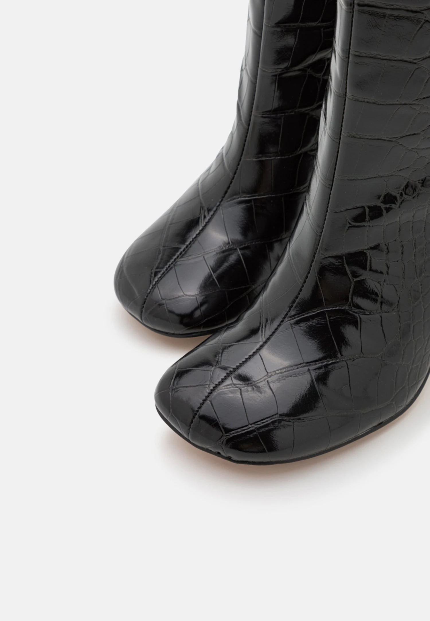 NA-KD Rounded Toe Boots - Laarzen - Black 6 NA-KD Rounded Toe Boots - Laarzen - Black - Afbeelding 6