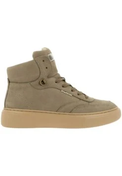 Bullboxer Sneakers Hoog - Beige Taupe -Damesschoenen 796eda05a58245fa88a4323714583880