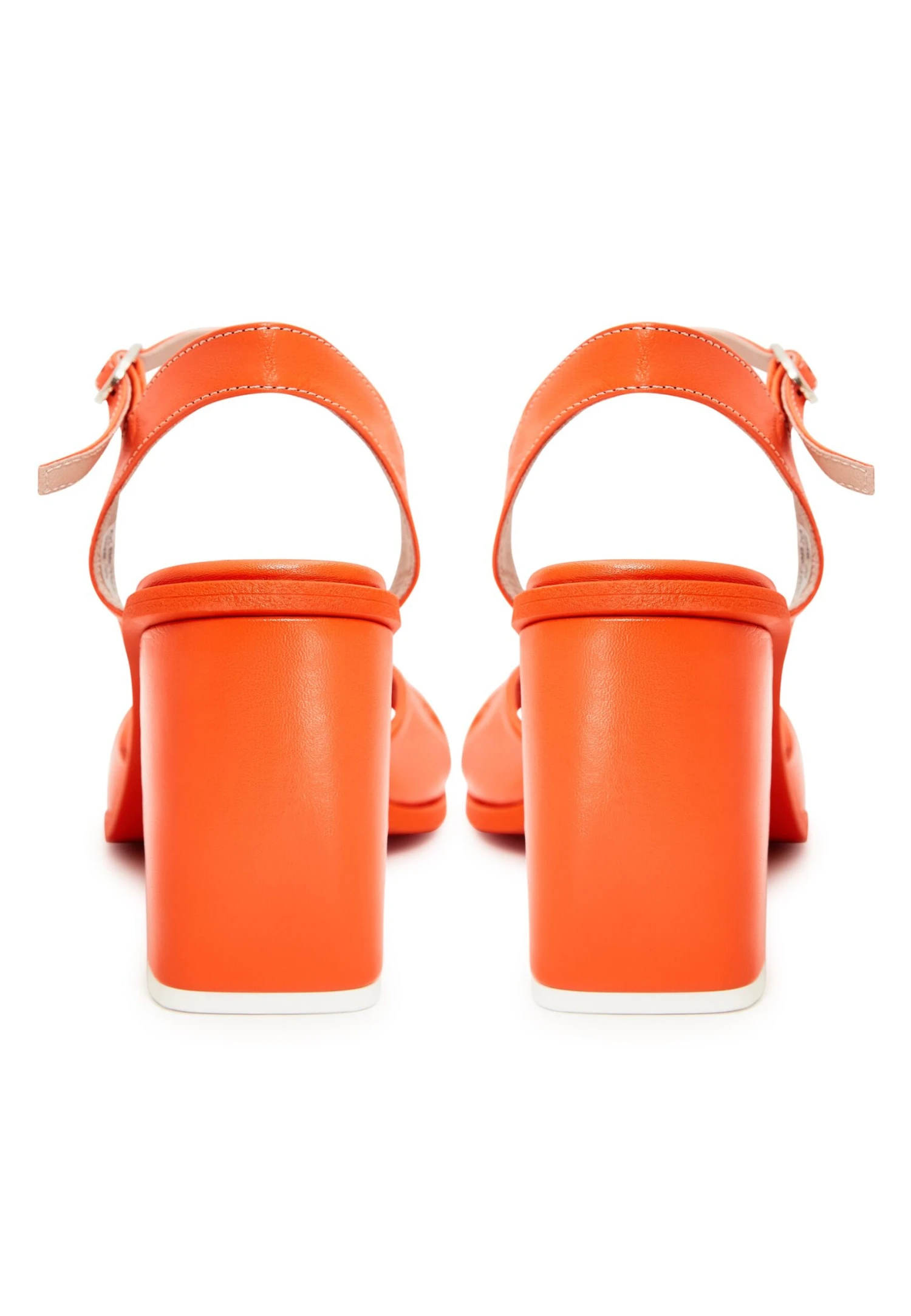 Sandalen Met Hoge Hak - Orange 9 Sandalen Met Hoge Hak - Orange - Afbeelding 9