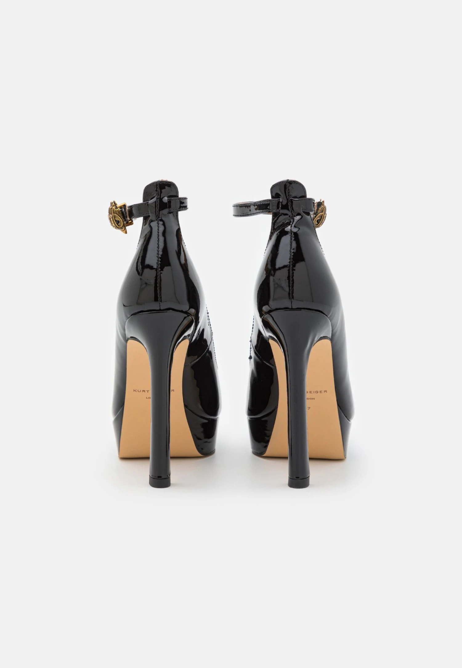 Kurt Geiger London Shoreditch Platform Court - Plateaupumps - Black 4 Kurt Geiger London Shoreditch Platform Court - Plateaupumps - Black - Afbeelding 4