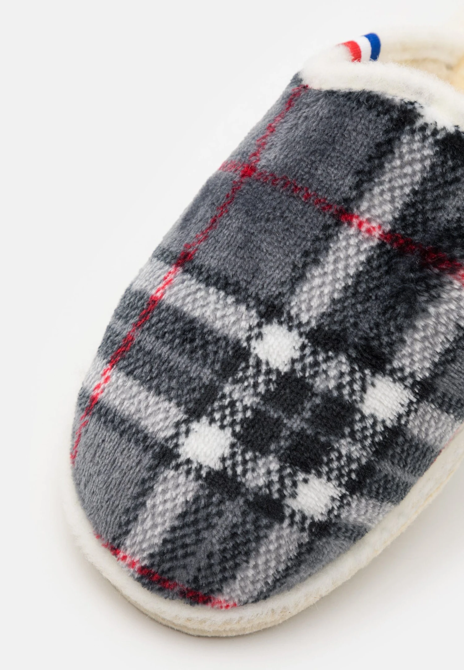 Chalet Chausson Check Unisex - Pantoffels - Gris 6 Chalet Chausson Check Unisex - Pantoffels - Gris - Afbeelding 6