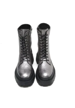 Enkellaarsjes Met Plateauzool - Silver Coloured 7 Enkellaarsjes Met Plateauzool - Silver Coloured -Damesschoenen 8974227079d84008b27877aeb8134c3e