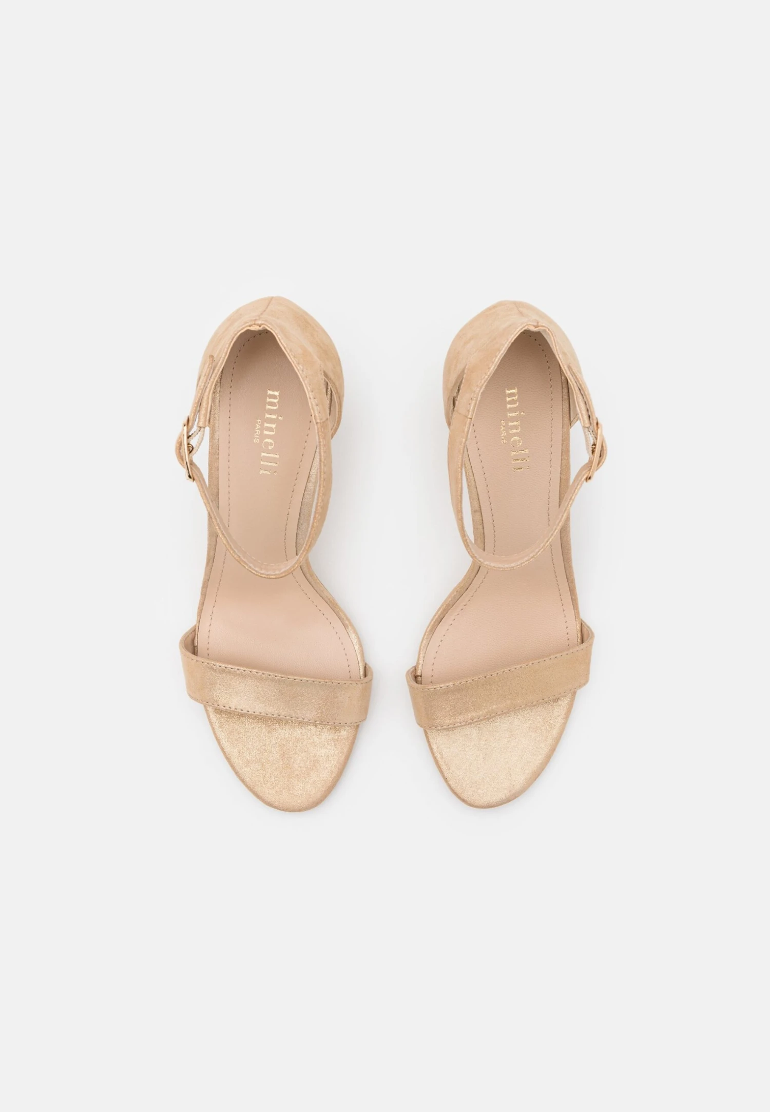 Minelli Sandalen Met Hoge Hak - Platine 5 Minelli Sandalen Met Hoge Hak - Platine - Afbeelding 5