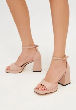 Sandalen Met Hoge Hak - Pink