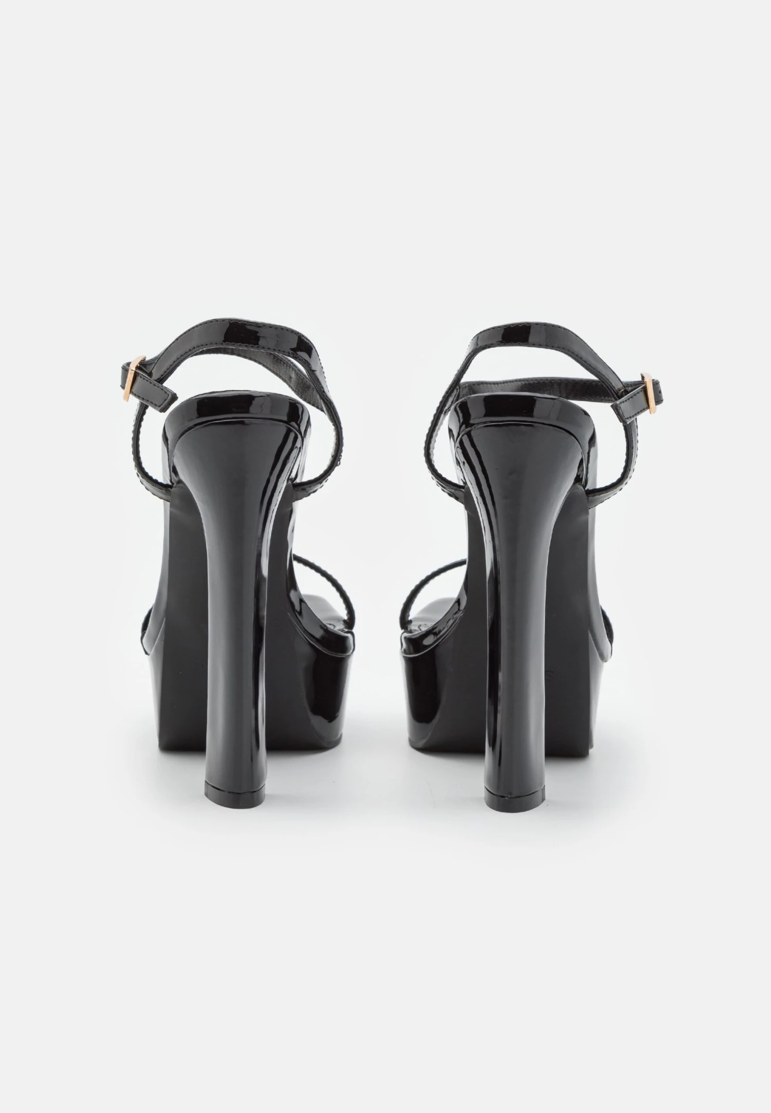 Genesis - Sandalen Met Hoge Hak - Black Metallic 4 Genesis - Sandalen Met Hoge Hak - Black Metallic - Afbeelding 4